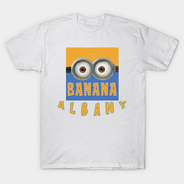 MINION BANANA USA ALBANY T-Shirt by LuckYA